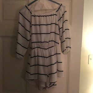 Off the shoulder romper